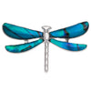 Paua Shell Dragonfly Pin Badge